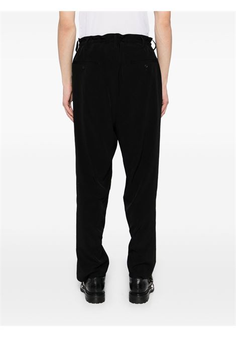 Black tuxedo slim trousers Yohji Yamamoto - men Yohji Yamamoto | HPP145001